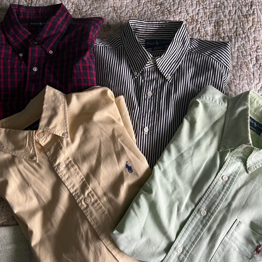 Ralph Lauren button down shirt bundle